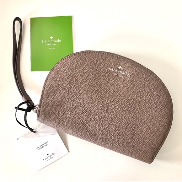 Kate Spade Half Moon Jackson Soft Leather Wristlet